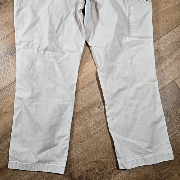 Carhartt Mens 40x30 Tan Carpenter Pants Relaxed Fit 102291-232 Canvas Workwear B - Picture 12 of 12